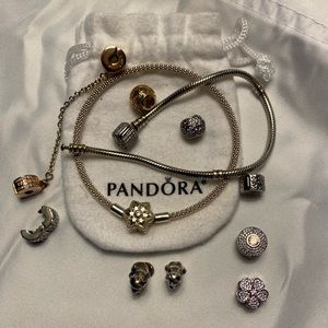 Pandora bracelets and charms